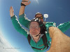 Skydiver over 80